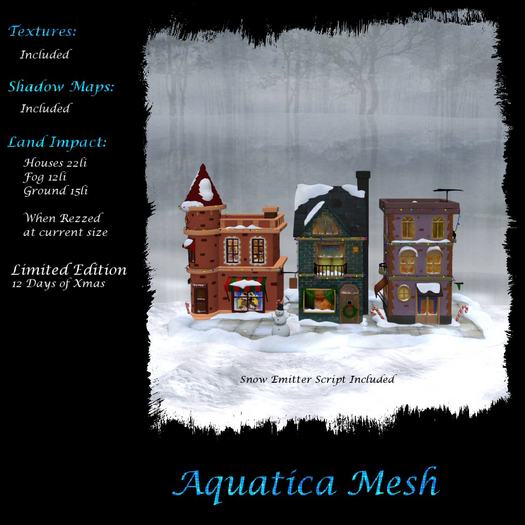 Second Life Marketplace Aquatica Mesh 12 Days Of Xmas 00 Decoration Second life marketplace aquatica mesh 12 days of xmas 00 decoration
